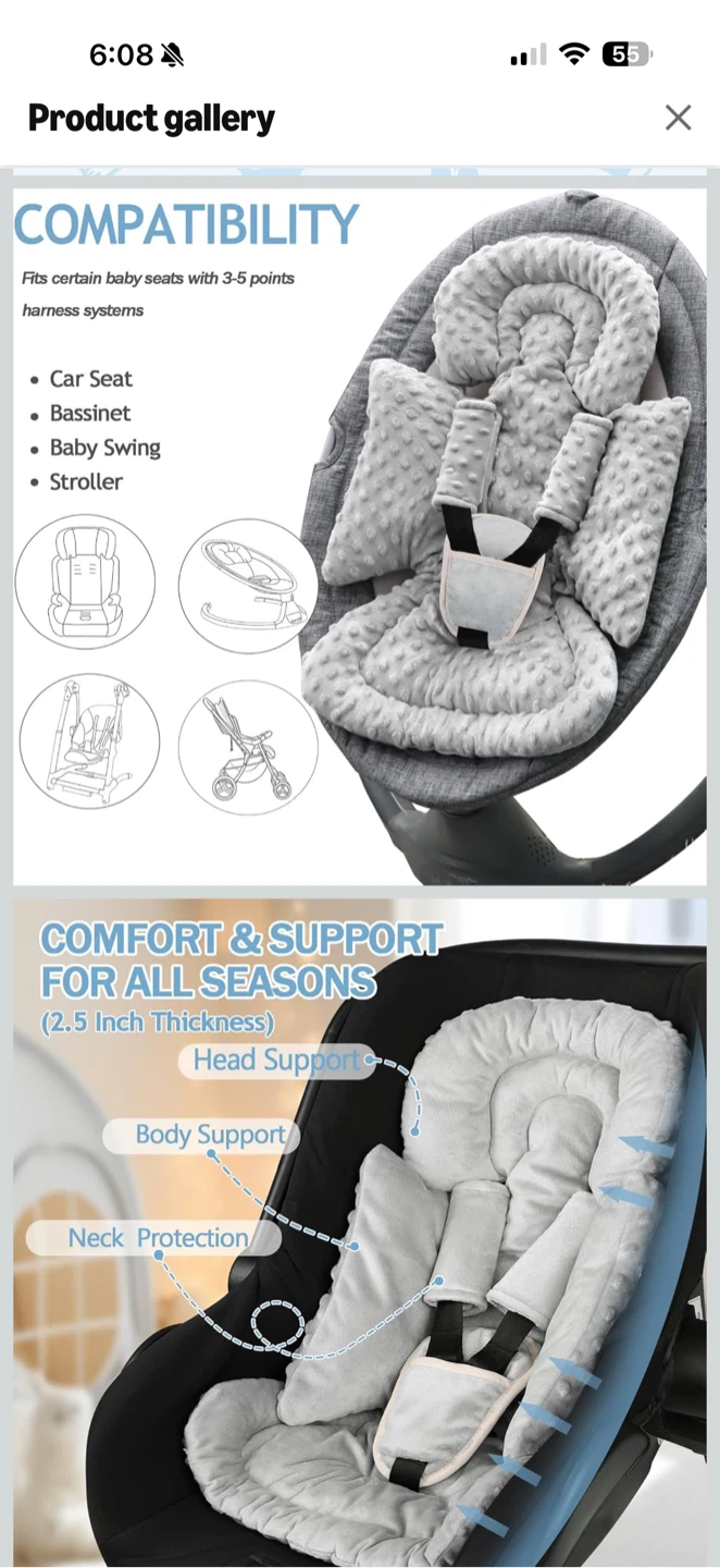 3-in-1 Dual Sided Baby Seat Support Insert - photo 2