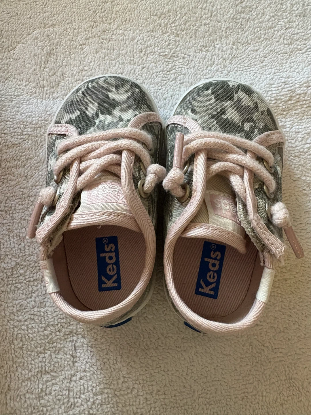 Keds infant Camo Shoes size 2