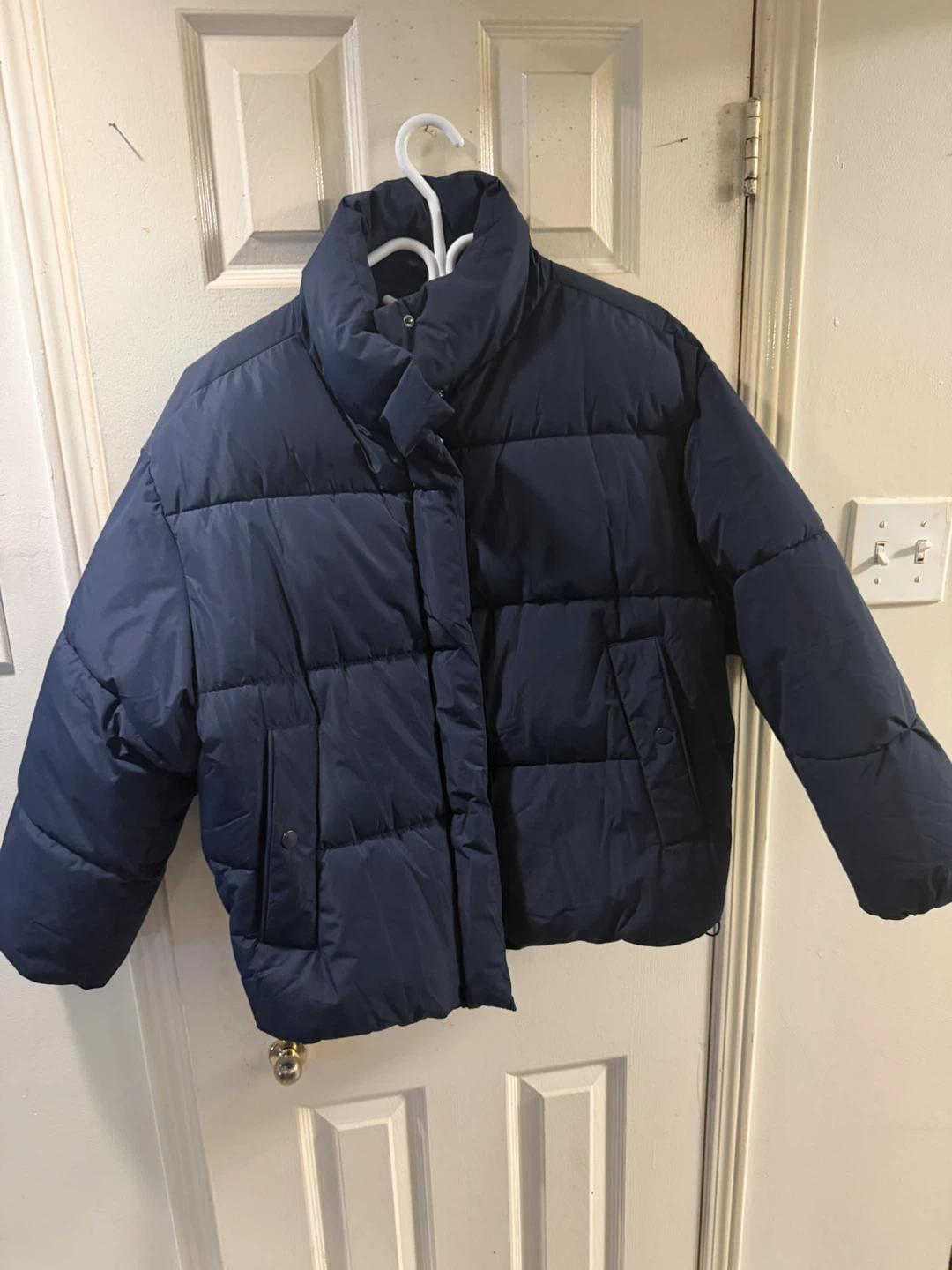 SWS Navy Blue Puffer Jacket