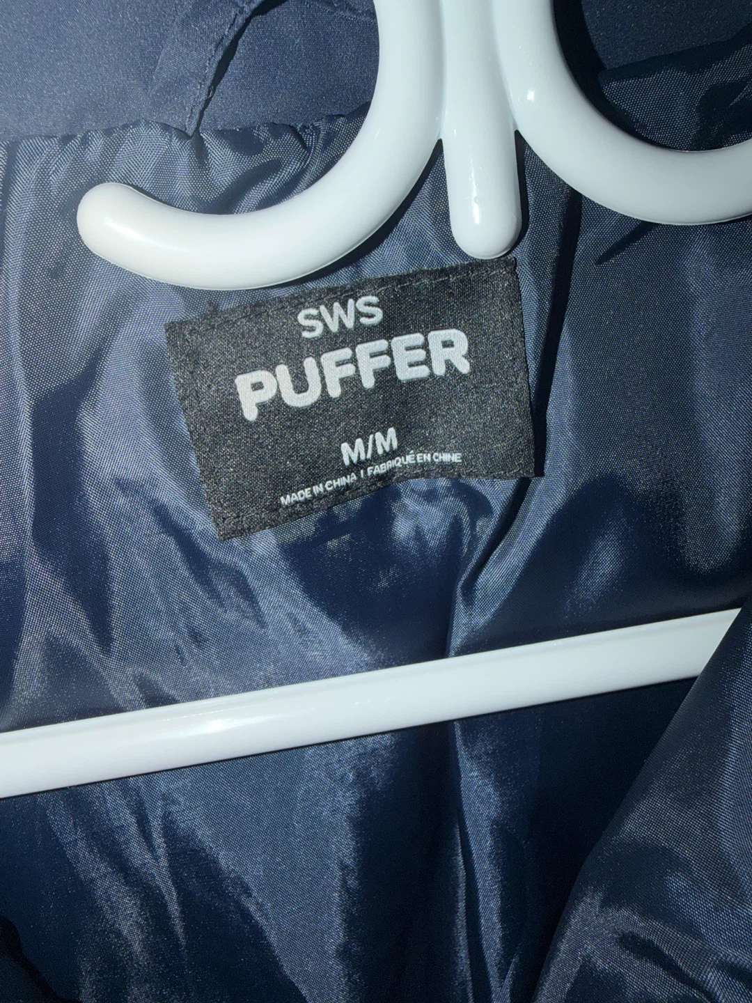 SWS Navy Blue Puffer Jacket - photo 2