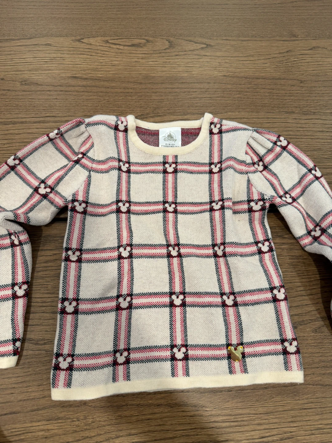 Disney Plaid Sweater and Skirt Set Size 4 - photo 2