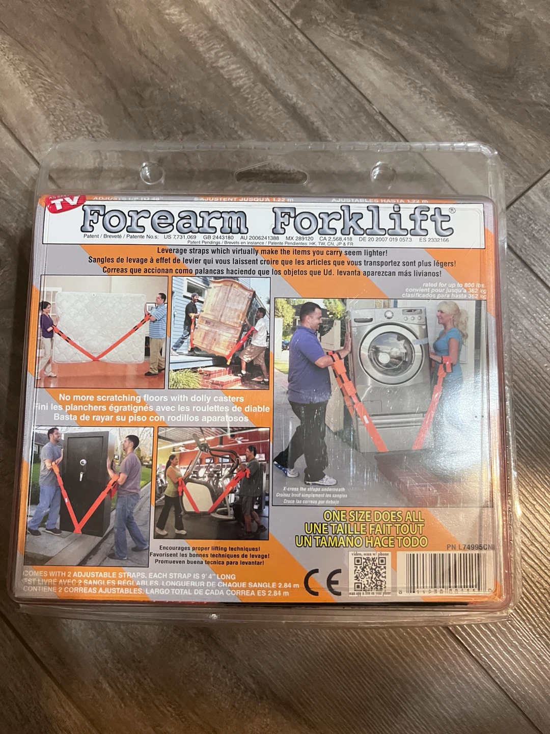 Queen Mattress Bag and Forearm Forklift Lifting Straps - photo 2