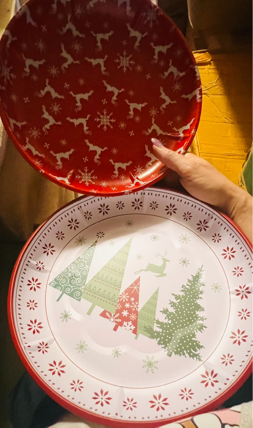 Christmas Theme Serving aluminum Tray - photo 2