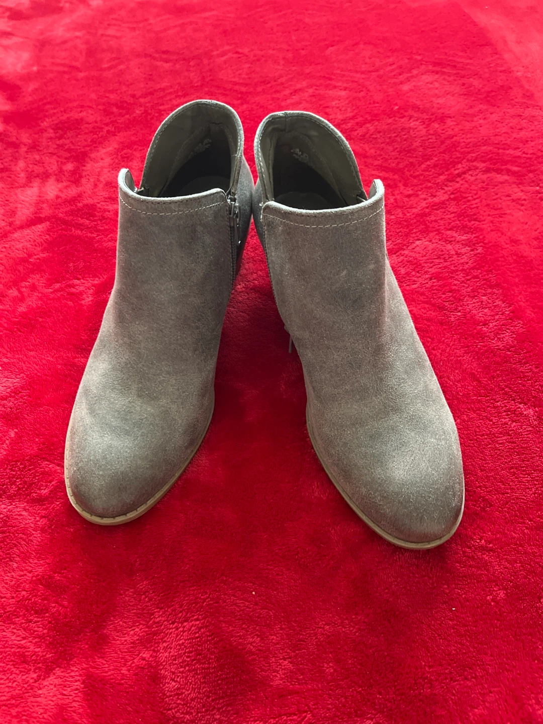 Fergalicious Beige Ankle Boots - Size 8.5M