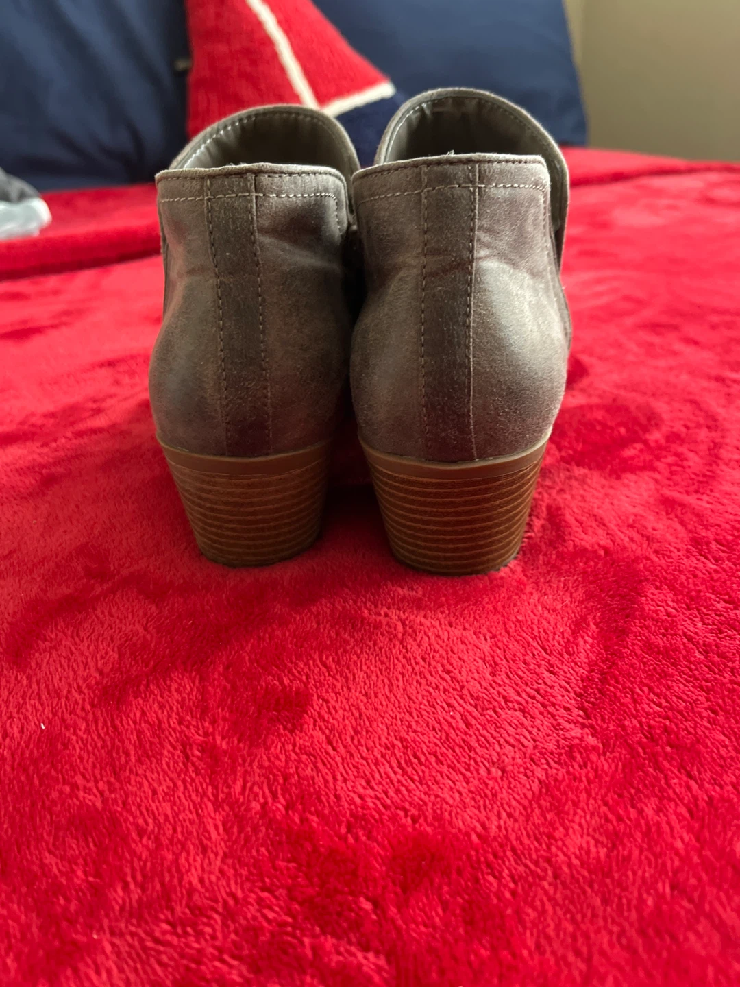 Fergalicious Beige Ankle Boots - Size 8.5M - photo 3