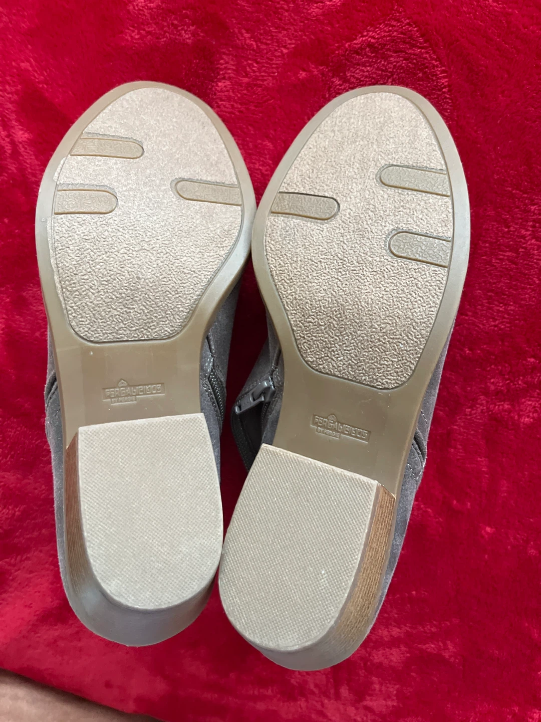 Fergalicious Beige Ankle Boots - Size 8.5M - photo 4