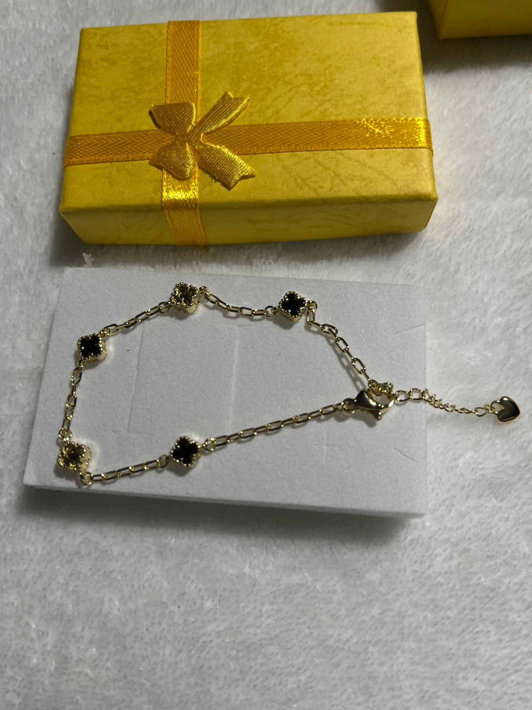 Gold Tone Clover Bracelet - photo 3