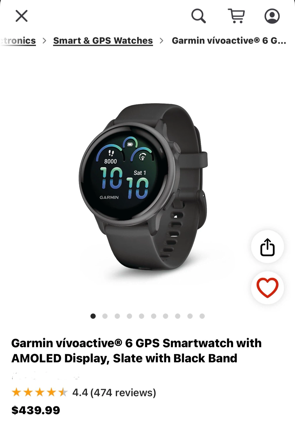 Garmin Vívoactive 6 Health & Fitness GPS Smartwatch - photo 2
