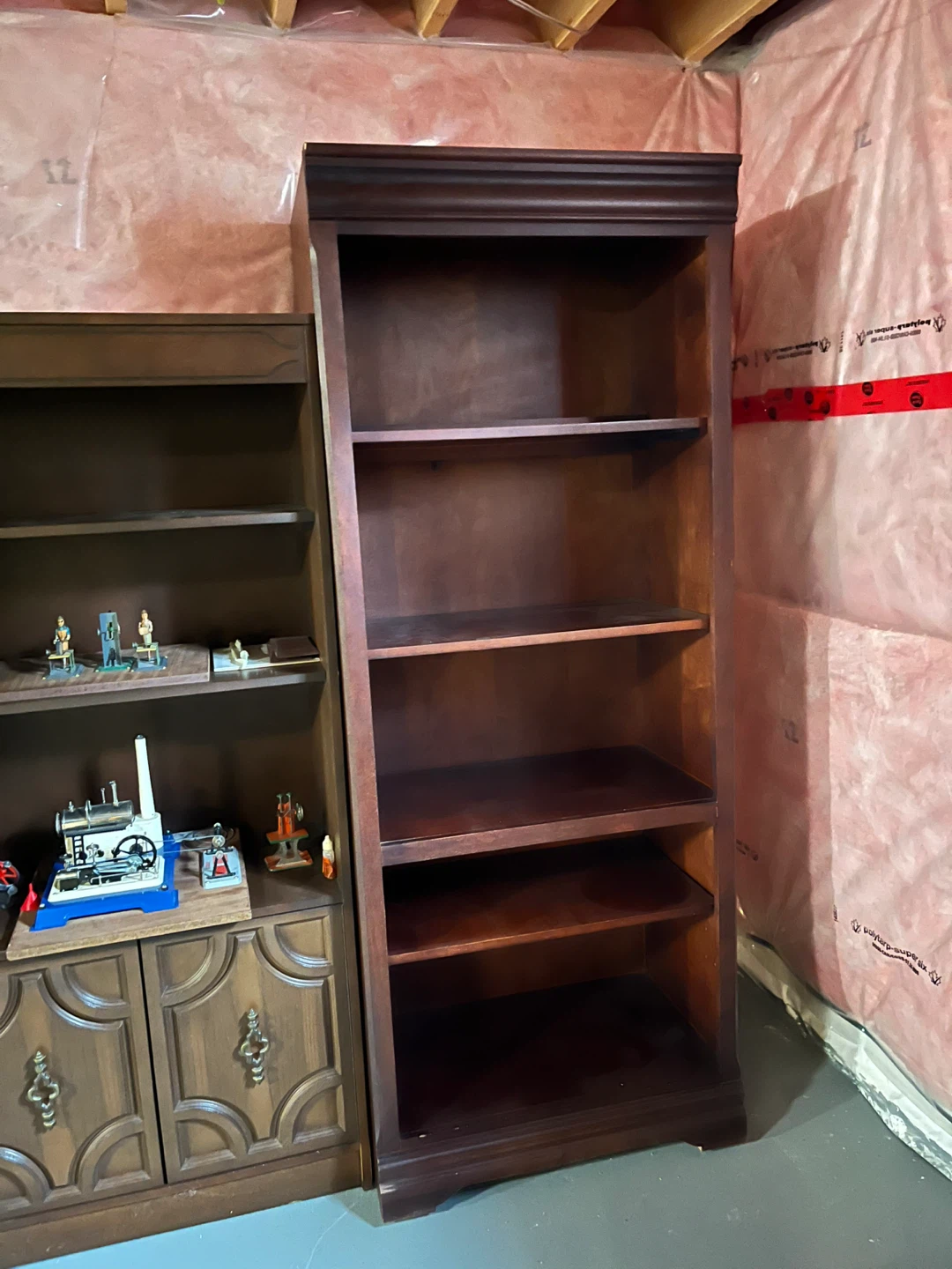 Assorted Wooden Bookshelves and Storage Units