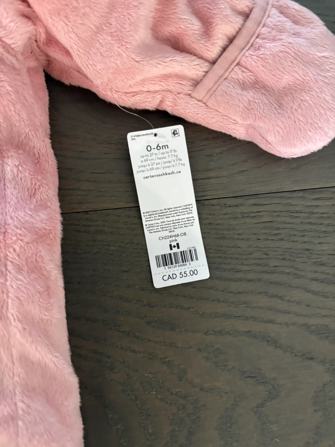 Carters pink baby girl bundle me 0-6M NWT ret $68 - photo 2