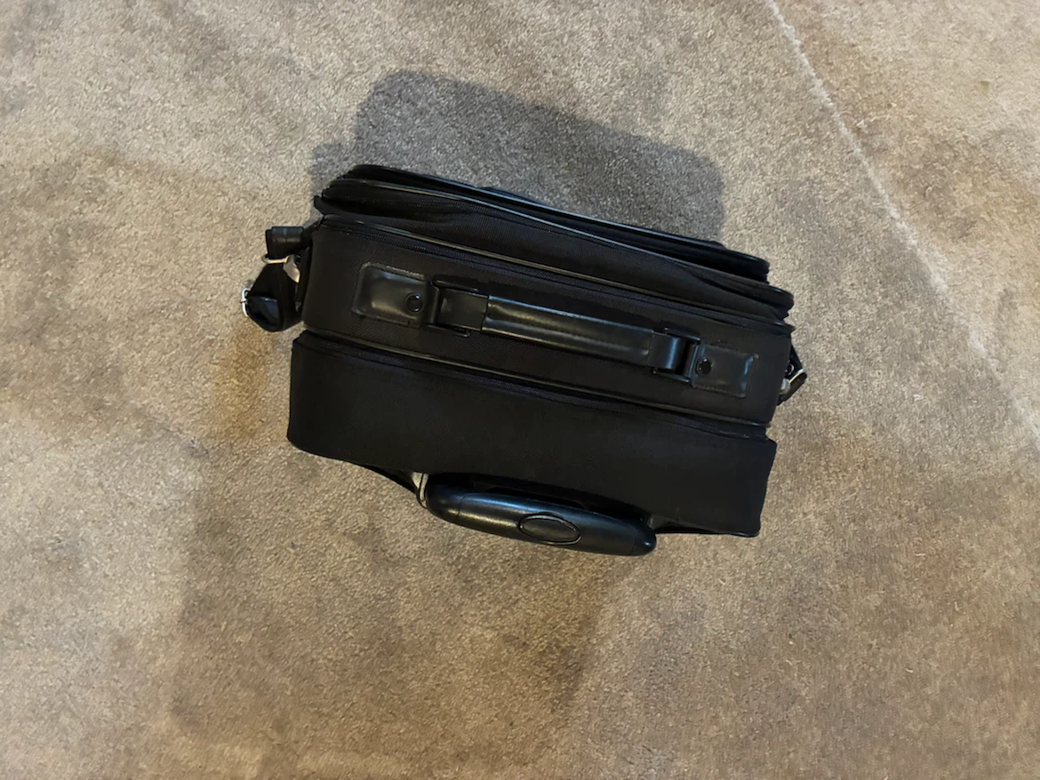 Swiss Gear Black Rolling Laptop Bag