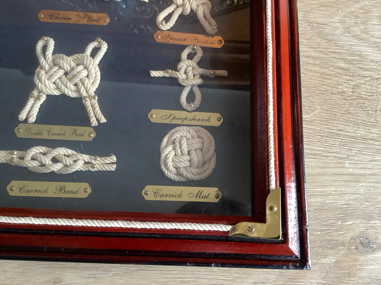 Vintage Nautical Sailor’s Knot Shadow Box 🐞 - photo 4