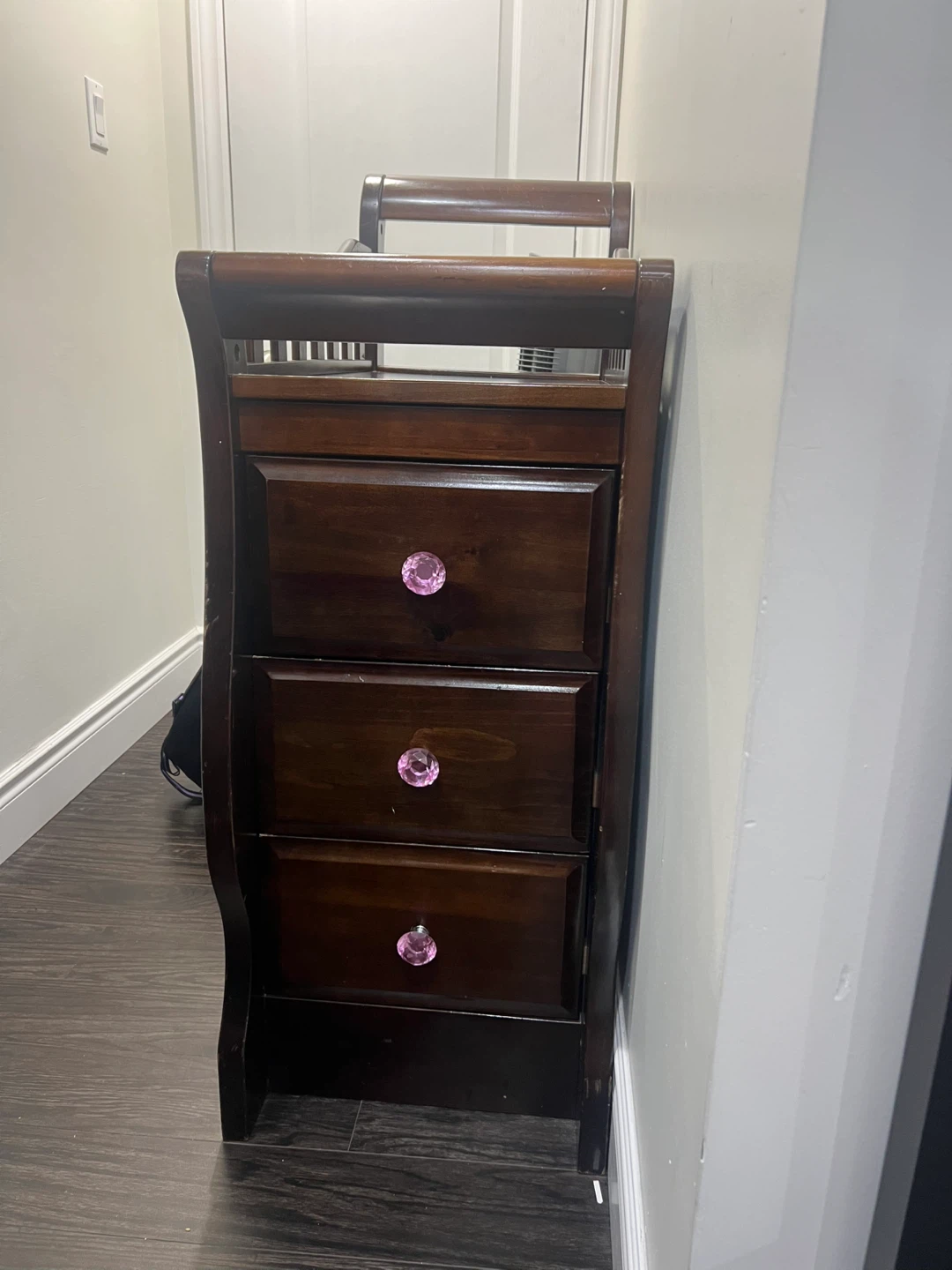 Dark Wood Baby Change Table - photo 2