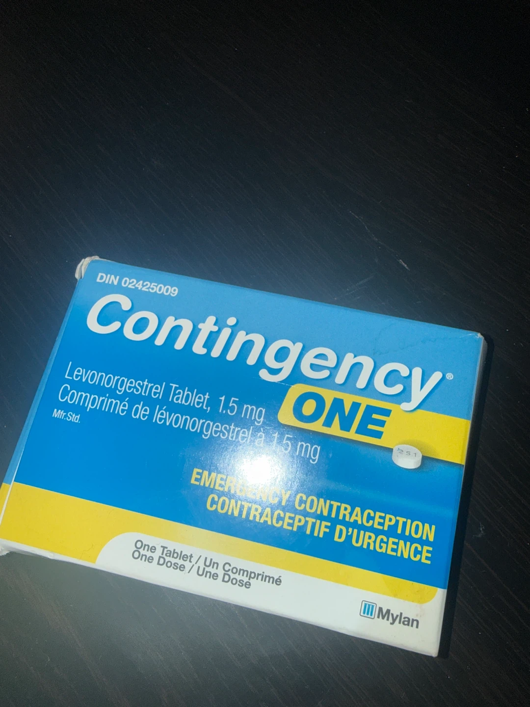 Contingency One Levonorgestrel Tablet 1.5mg