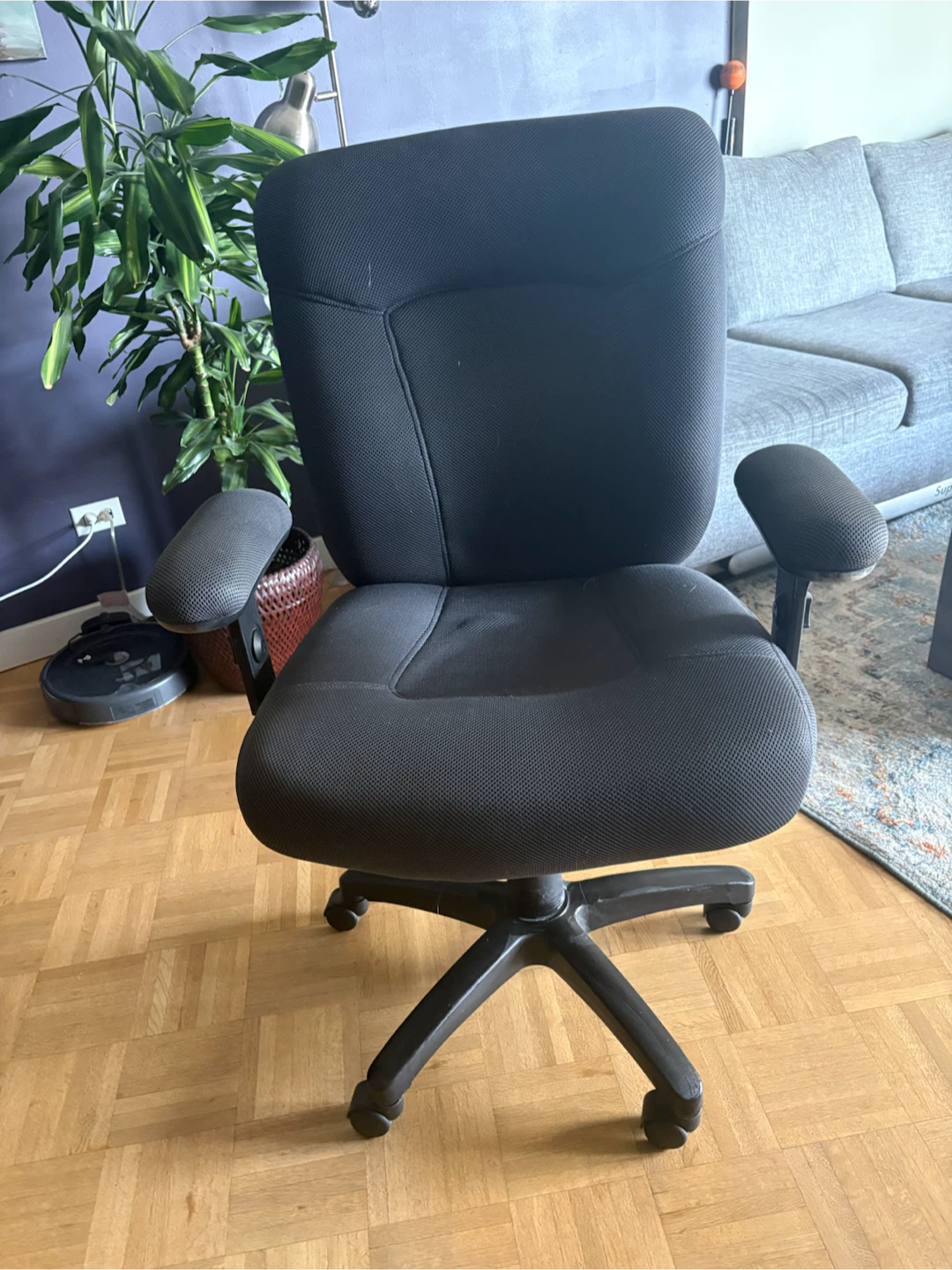 Black Office Desk Chair - photo 2