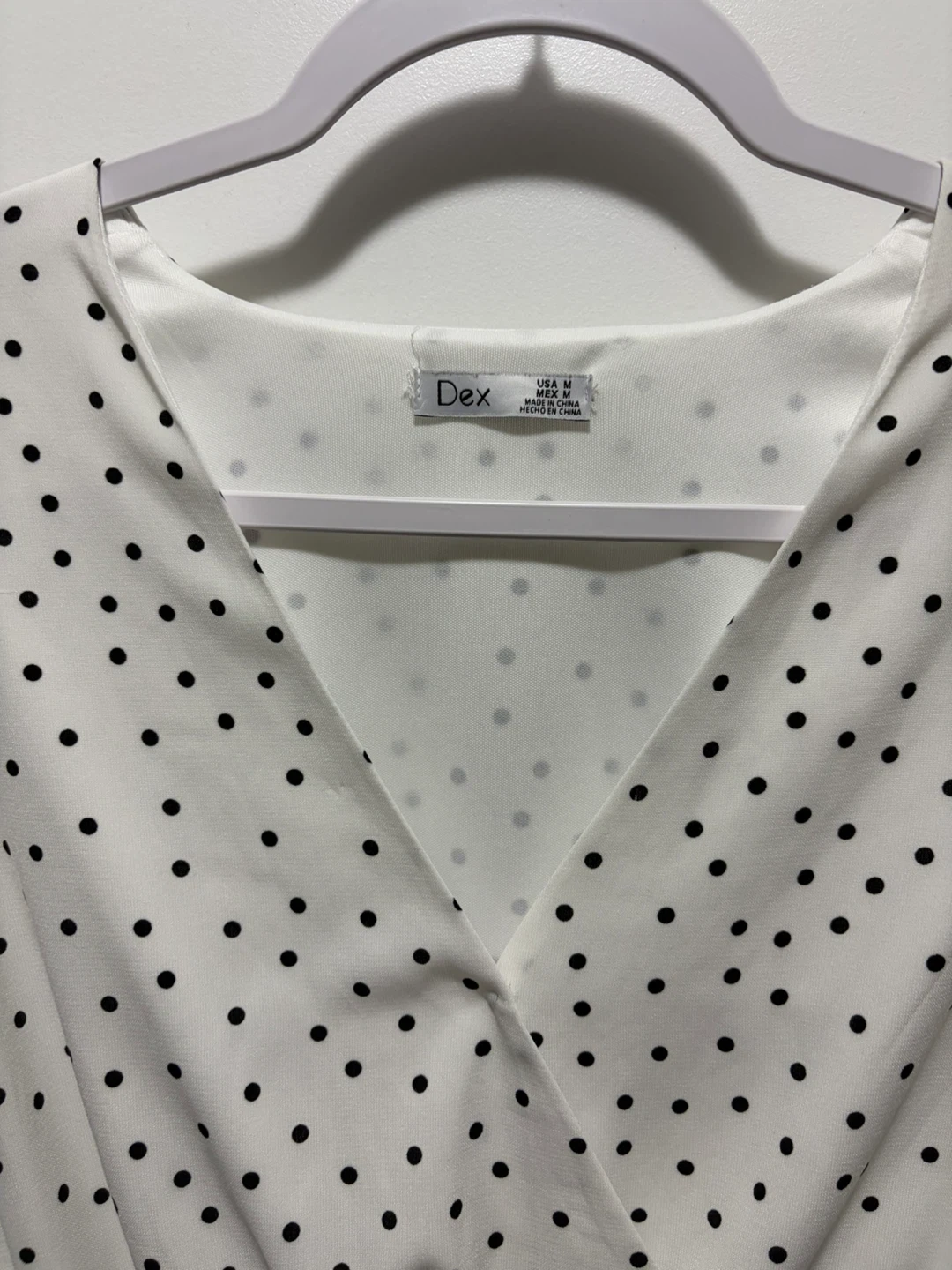 Dex Polka Dot Wrap Dress - photo 3