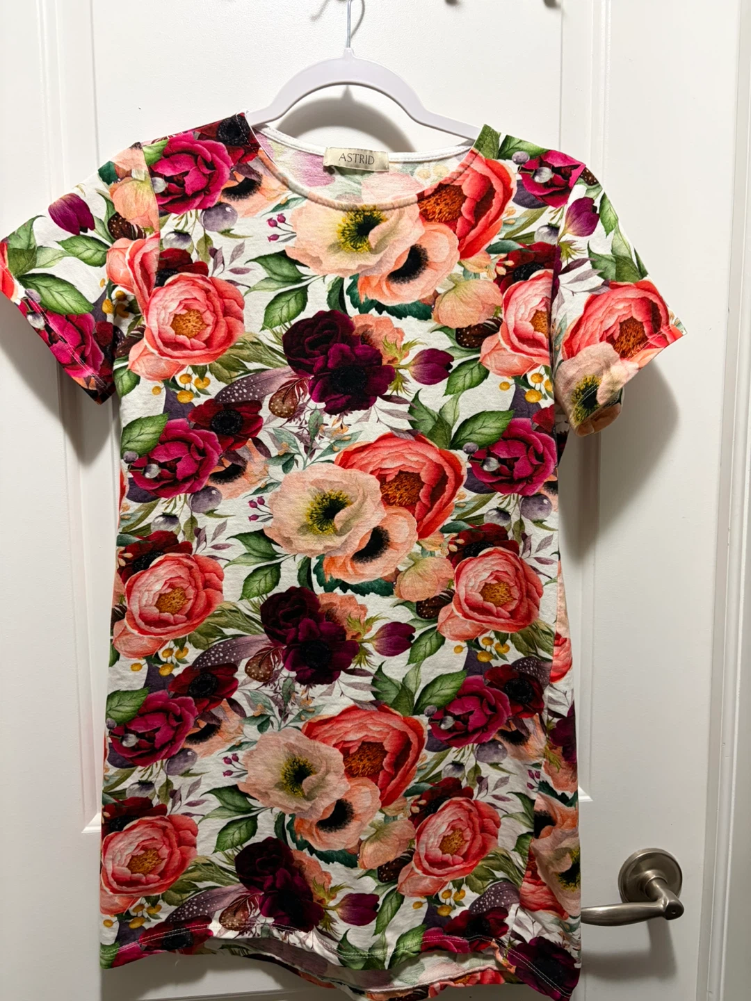 Astrid floral print short sleeve t-shirt