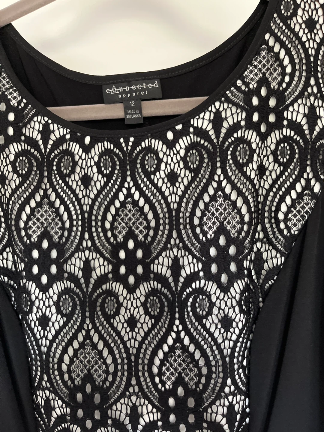 Connected Apparel Black and White Dress Size 12 - photo 2
