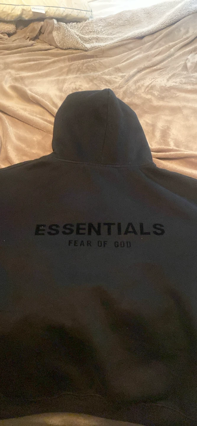 Essentials Fear of God Black Hoodie - photo 2