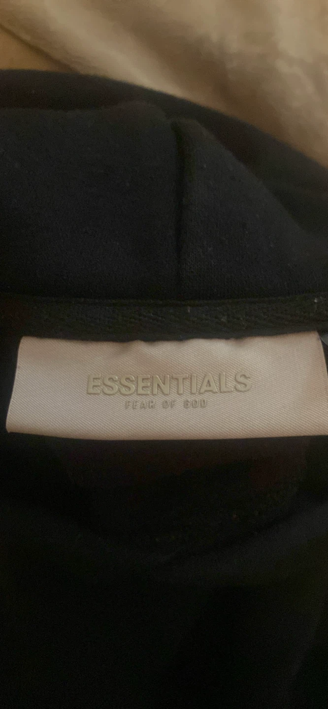 Essentials Fear of God Black Hoodie - photo 4