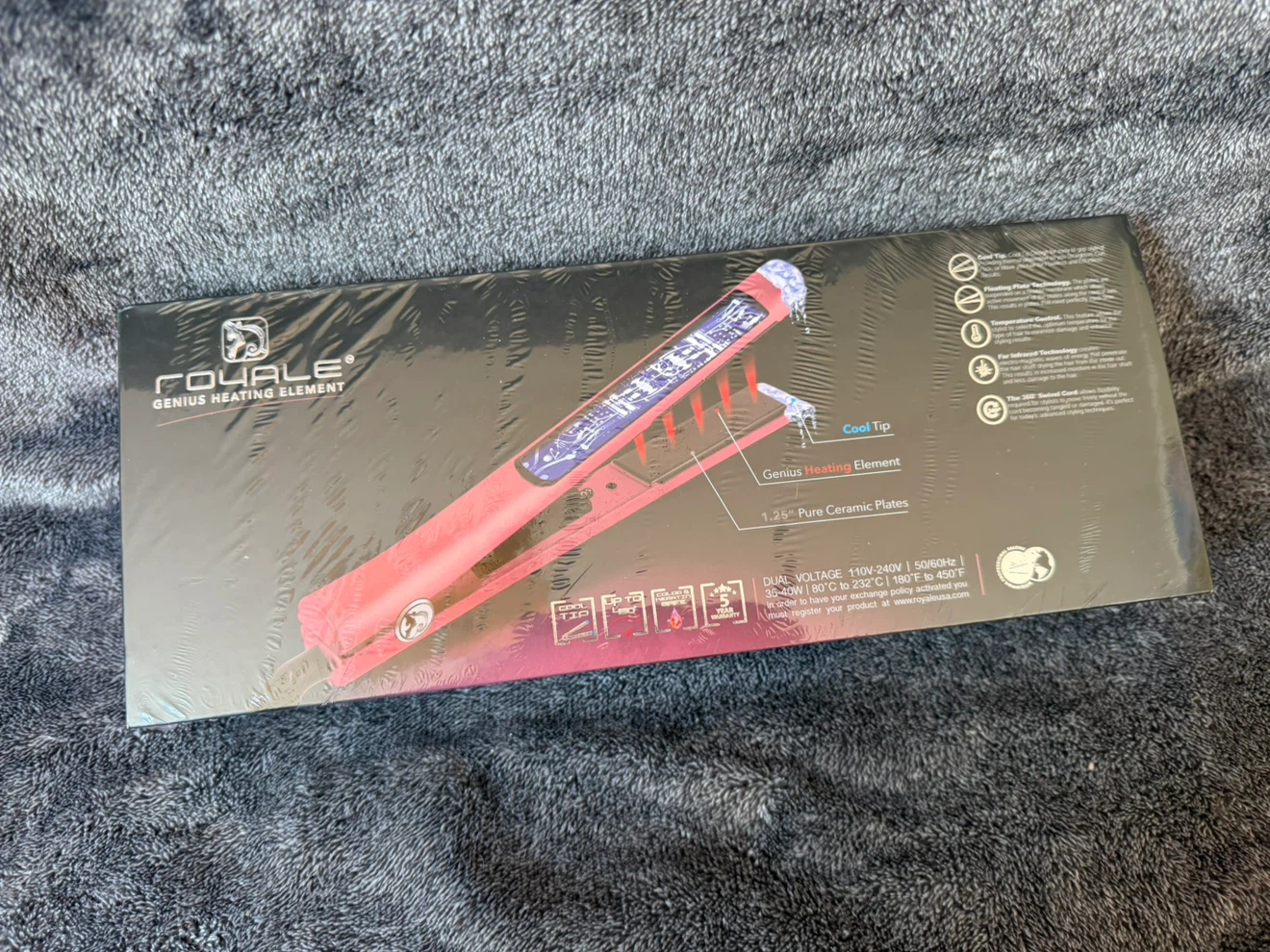 Royale Genius Heating Element Hair Straightener - photo 3