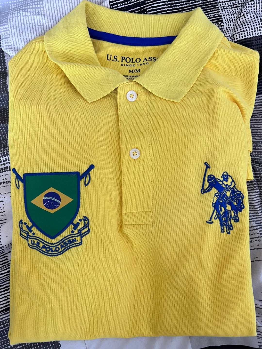 U.S. Polo Assn. Yellow Polo Shirt
