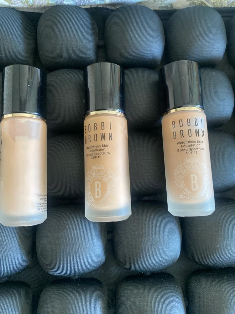 3 Bobbi Brown Weightless Skin Foundation Bottles