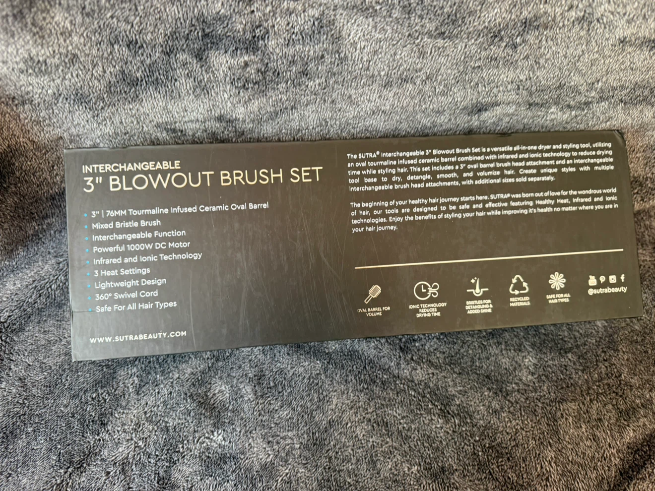 Sutra Beauty Interchangeable 3" Blowout Brush Set - photo 2