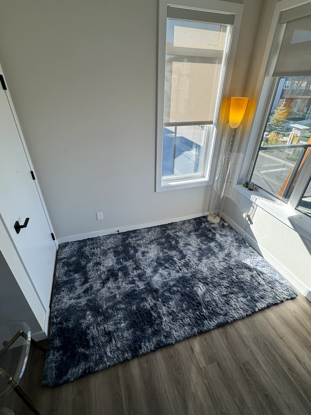 Grey and Blue Shag Area Rug - photo 3
