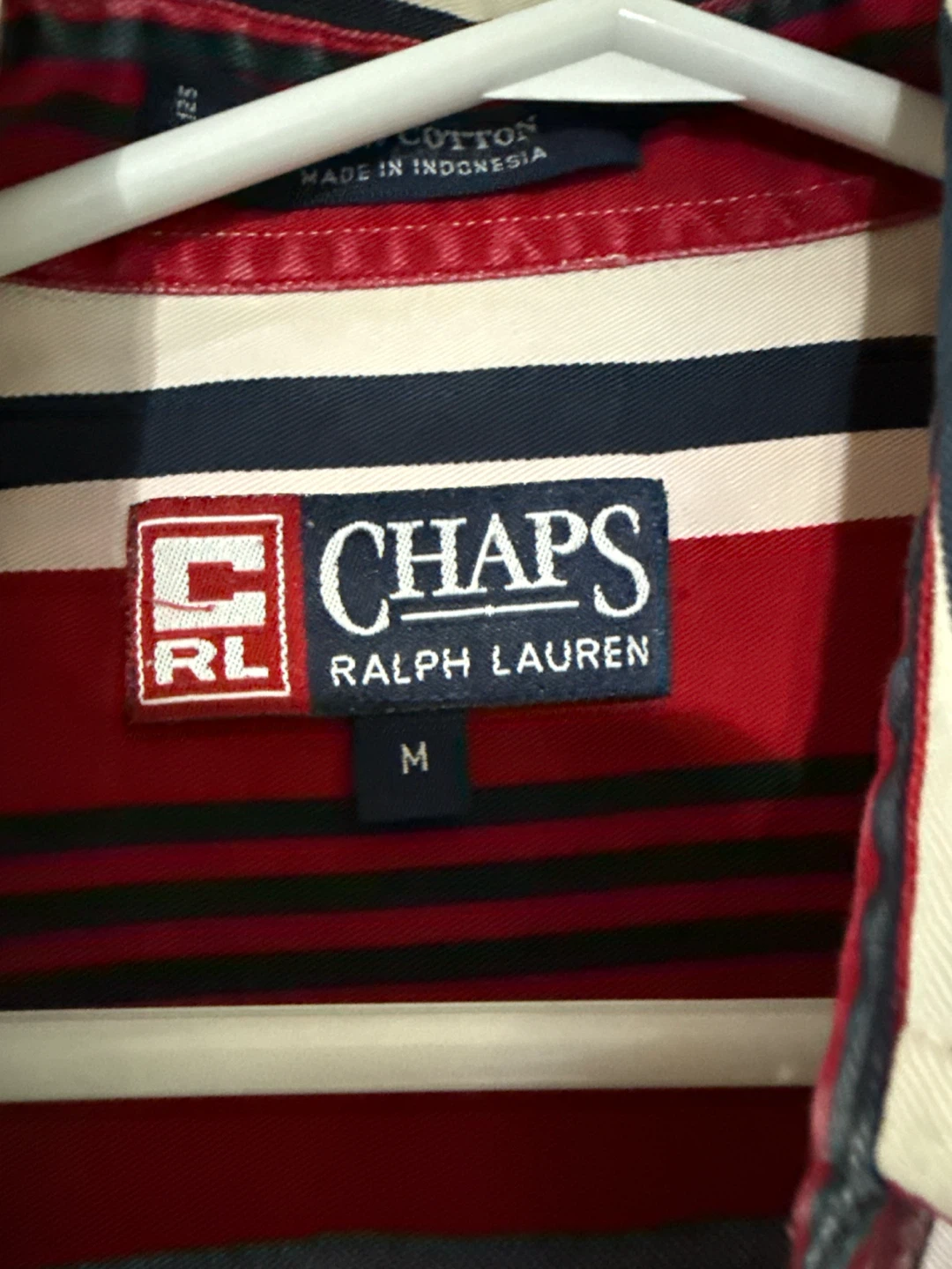Chaps Ralph Lauren striped long-sleeve shirt