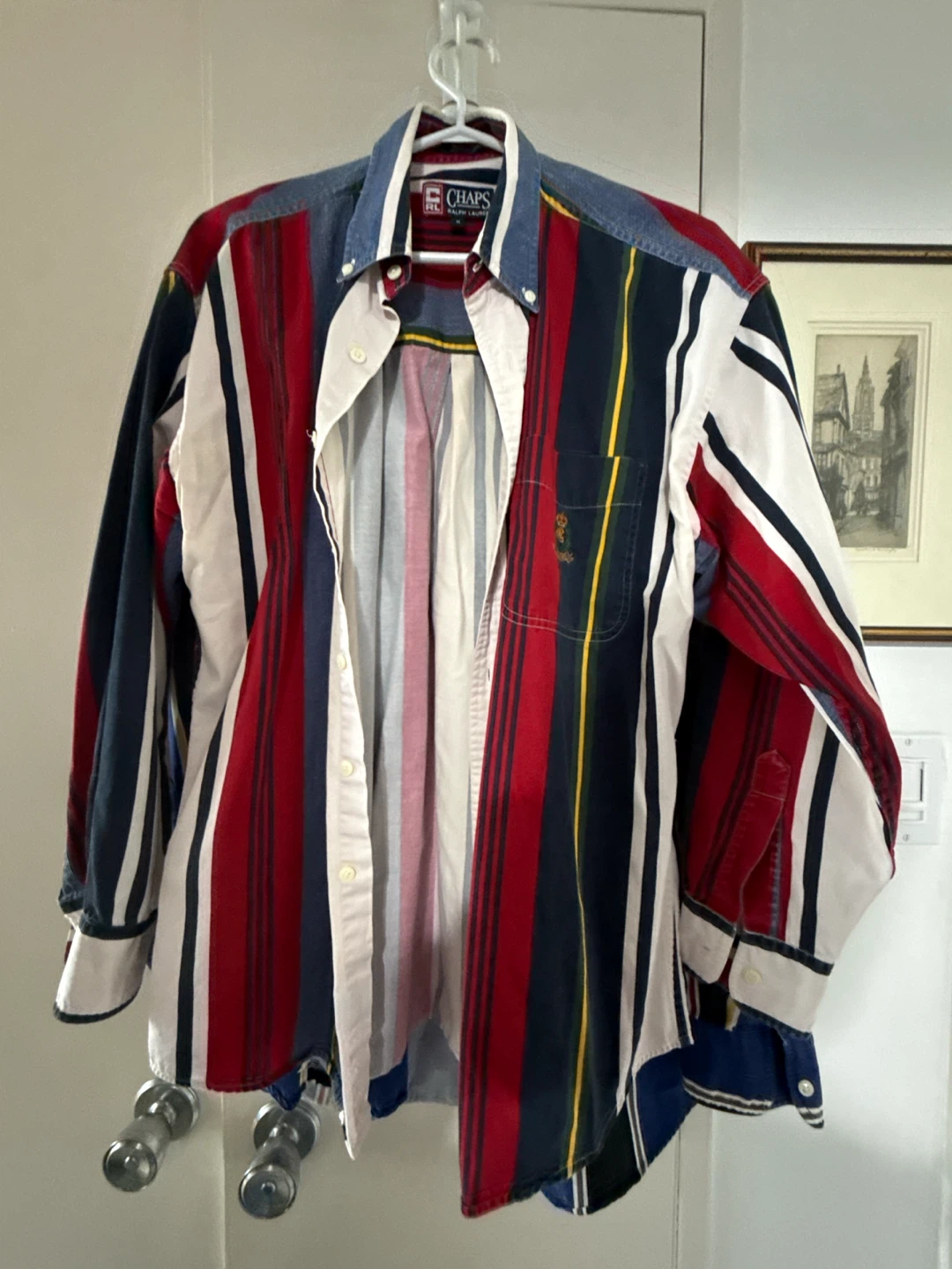 Chaps Ralph Lauren striped long-sleeve shirt - photo 3