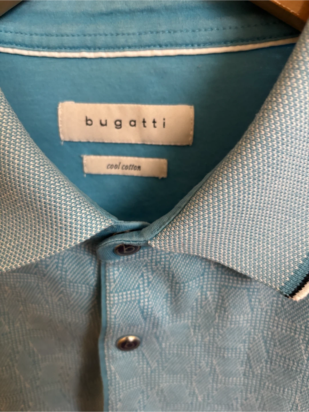 Bugatti Light Blue Cool Cotton Polo Shirt - photo 2