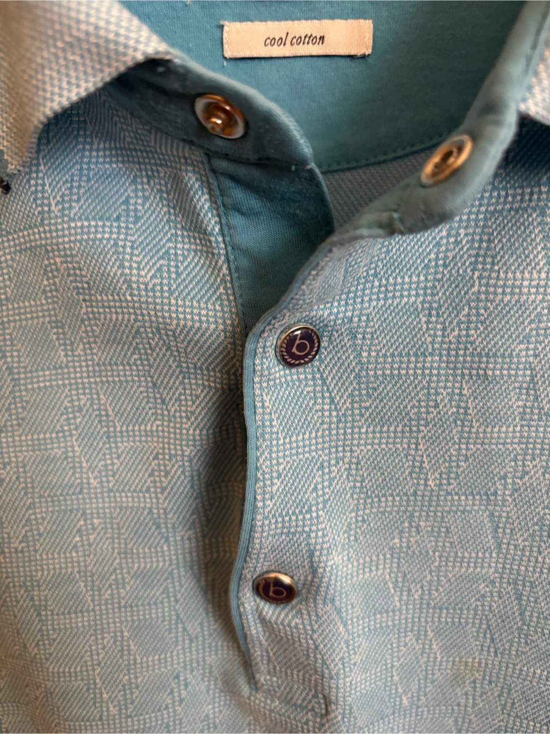 Bugatti Light Blue Cool Cotton Polo Shirt - photo 3