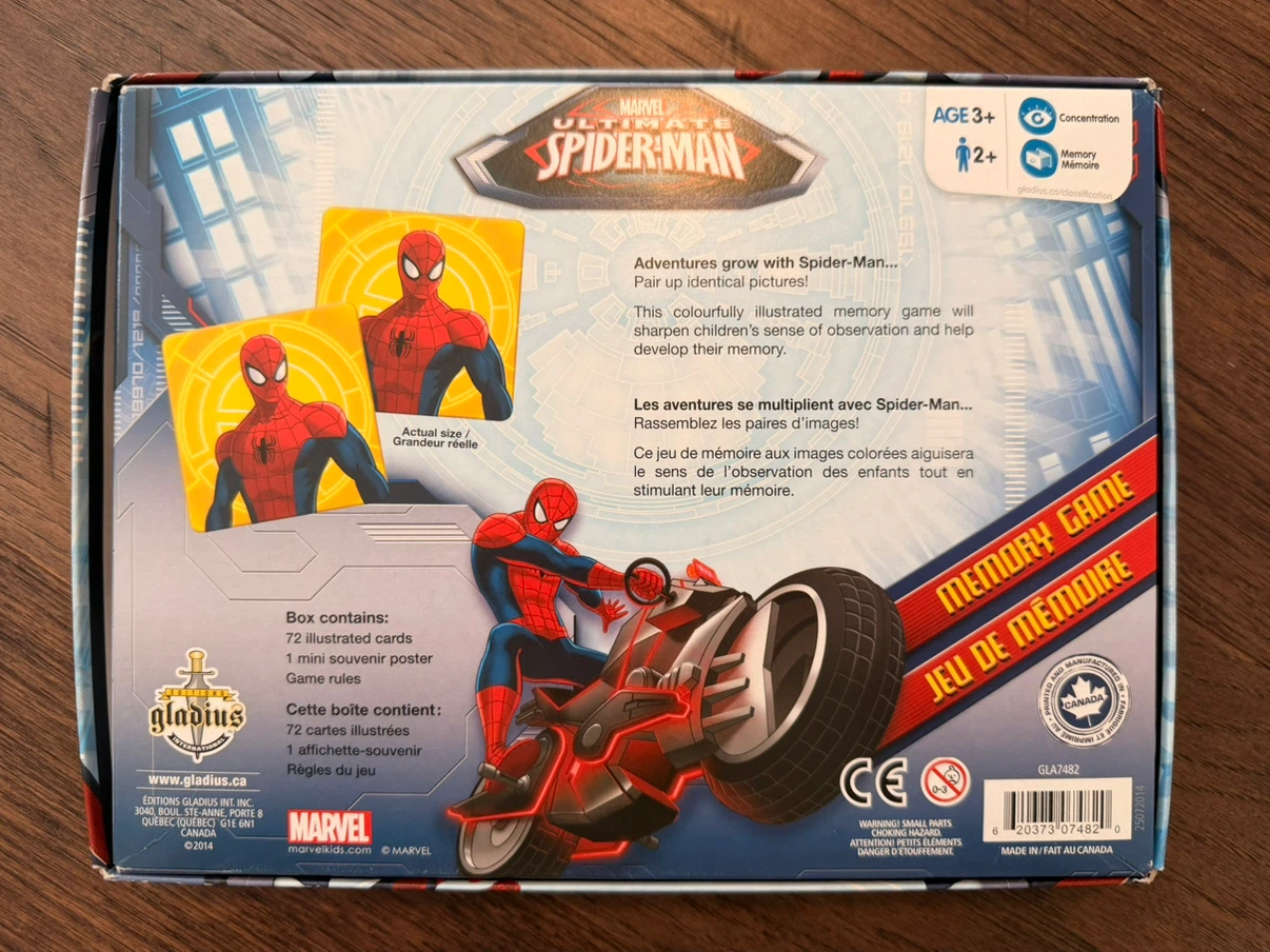 Marvel Ultimate Spider-Man Memory Game - photo 2
