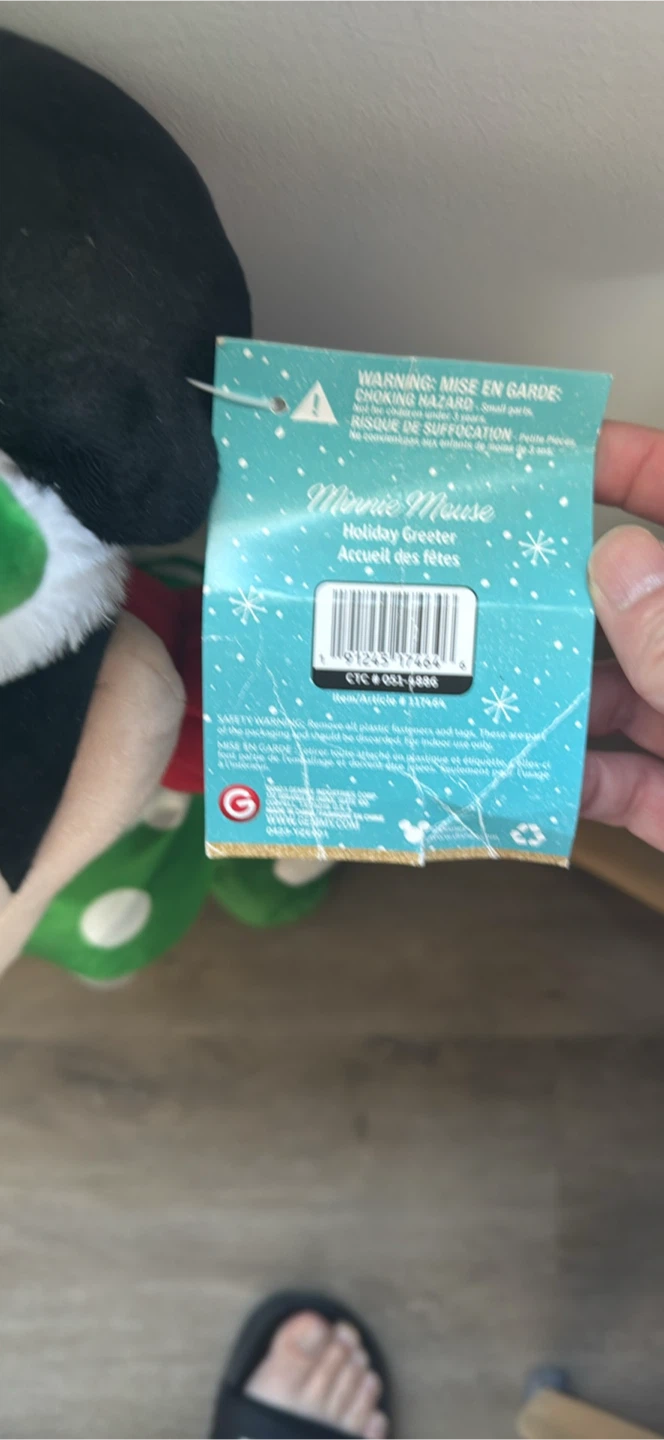 Disney Mickey & Minnie Christmas Holiday Plush Set - photo 2