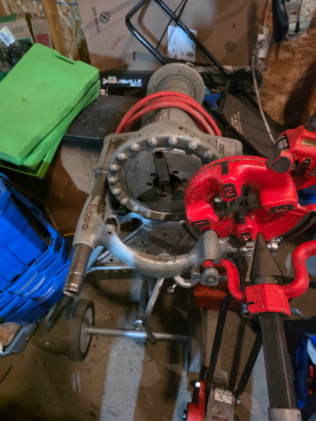Ridgid Pipe Threader with 916 and 341 Accessories - photo 2