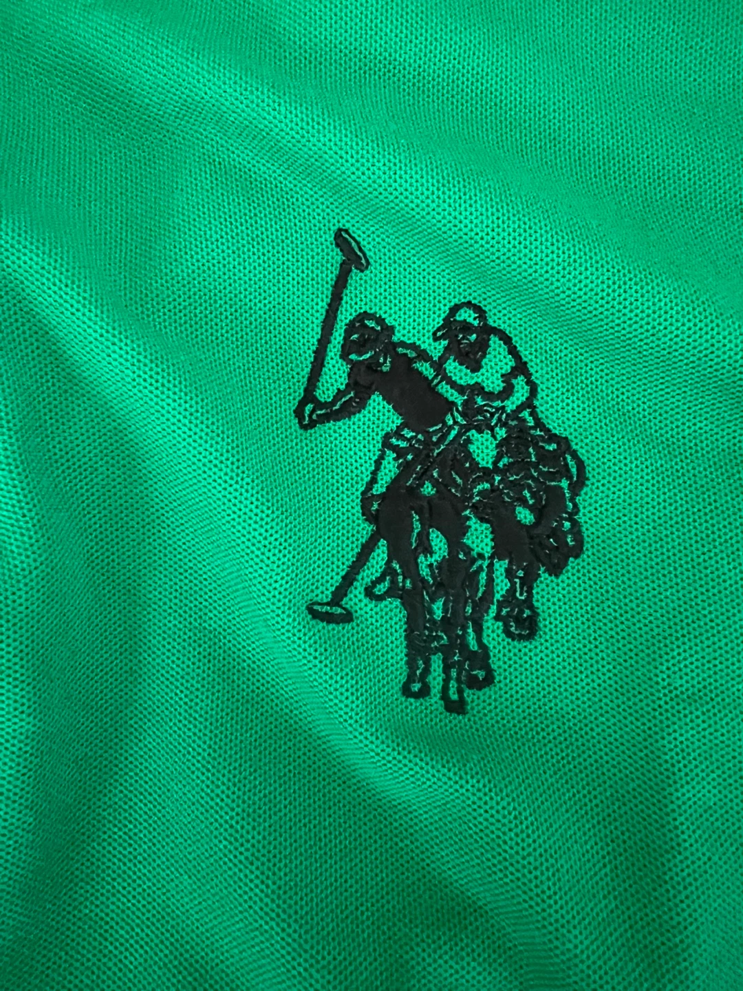 U.S. Polo Assn. Green Polo Shirt - Medium - photo 2