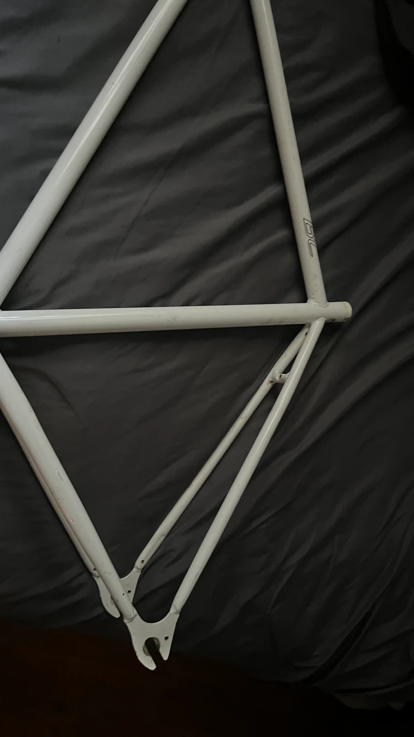White BC Bicycle Frame - photo 3