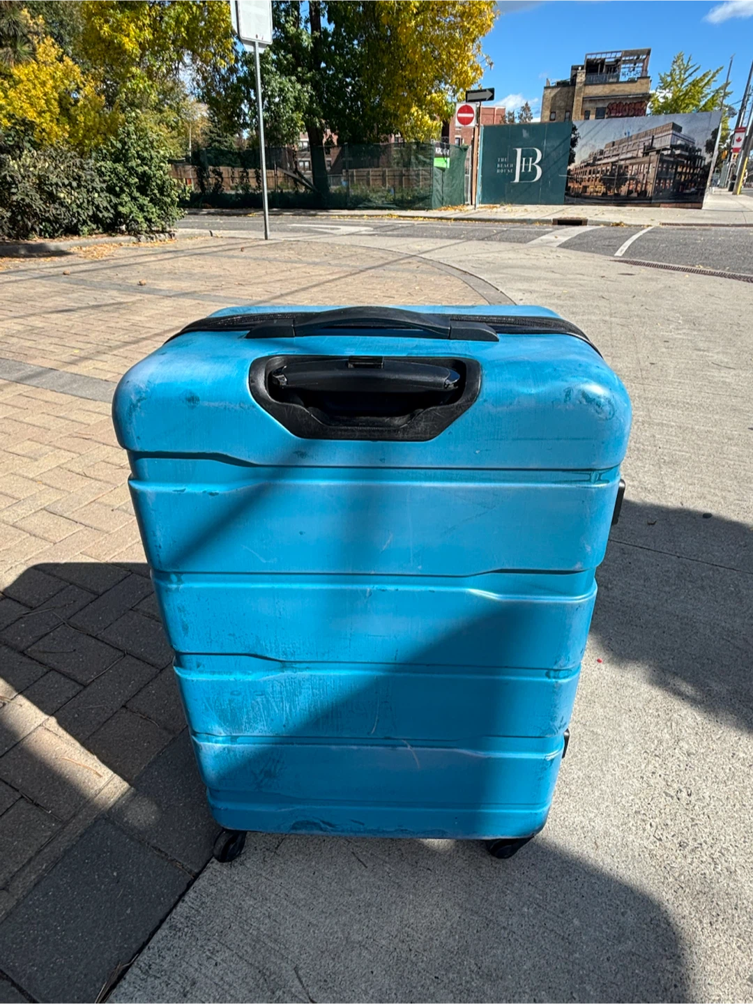 Large Check in GoLite Blue Hardside Spinner Suitcase - photo 4