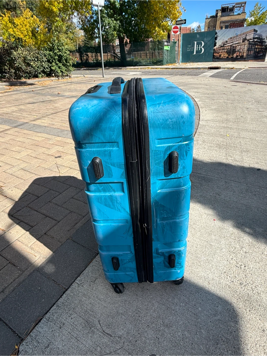 Large Check in GoLite Blue Hardside Spinner Suitcase - photo 5