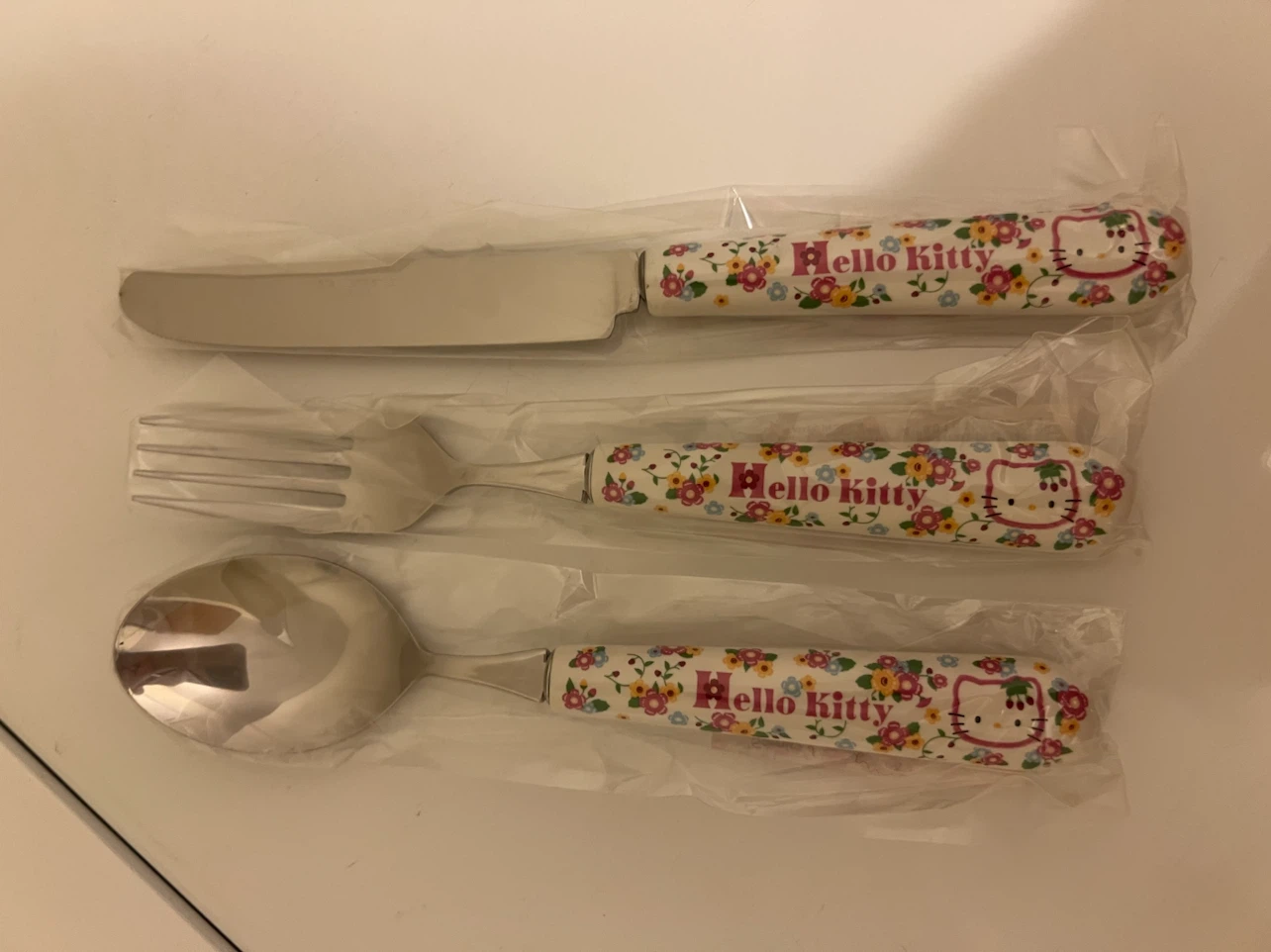 Sanrio Hello Kitty Floral Cutlery Set
