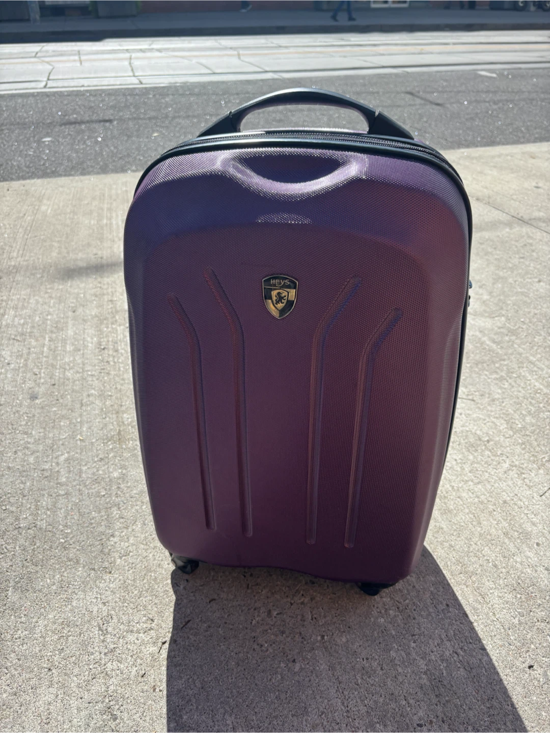 Heys Lightweight Pro Carry-on Luggage - Purple