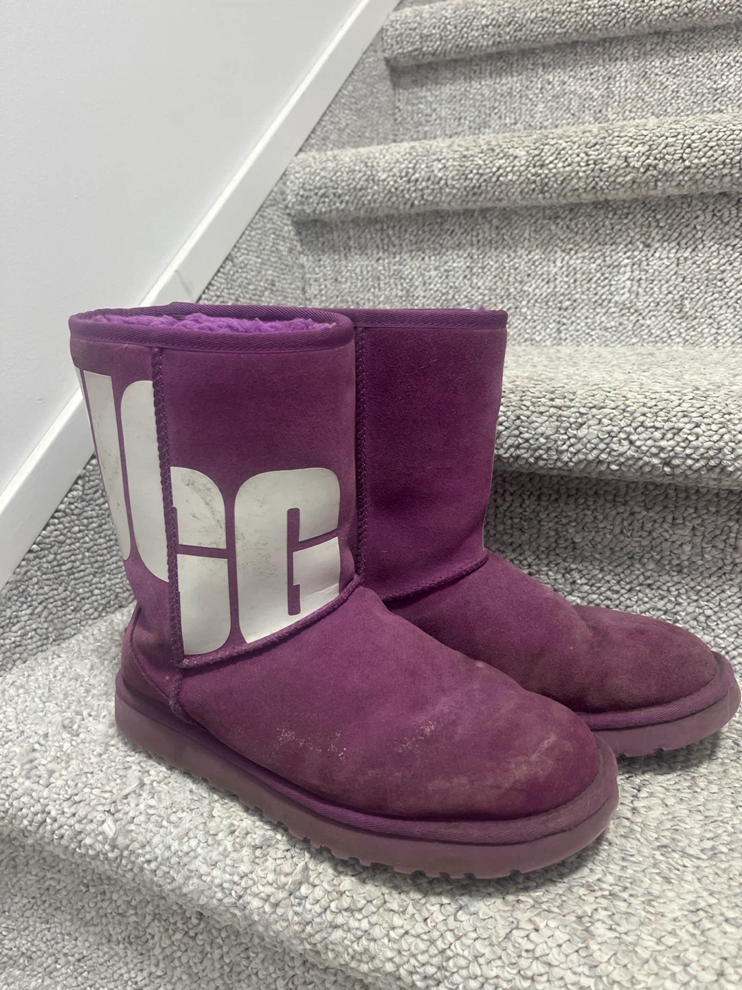 UGG Classic Short Boots - Purple Sky