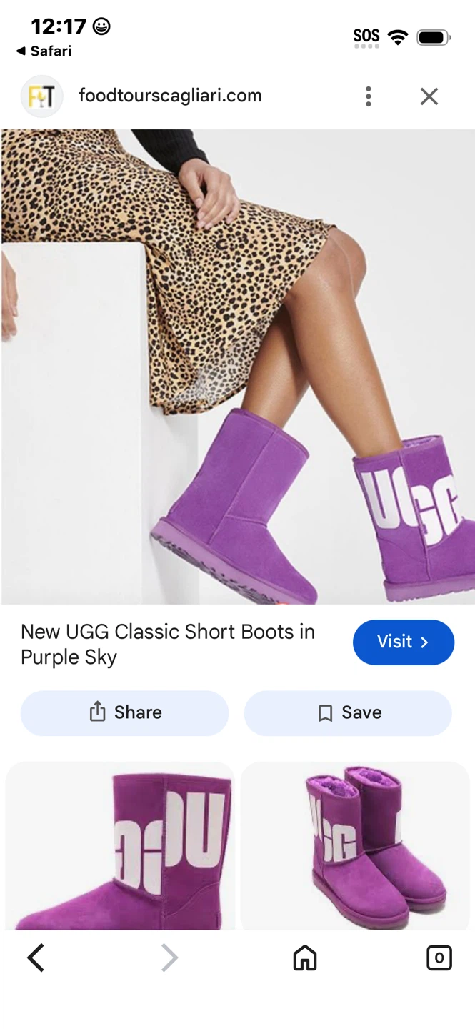 UGG Classic Short Boots - Purple Sky - photo 2