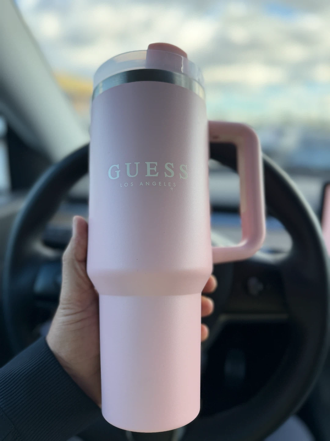 Guess Los Angeles Pink Tumbler