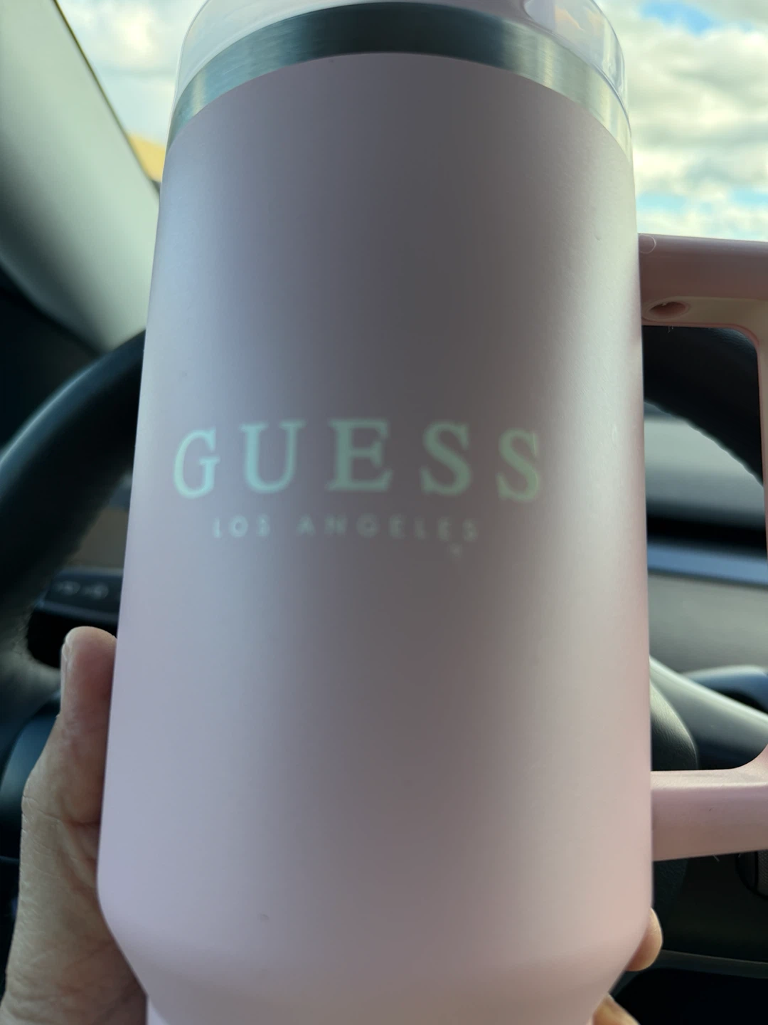 Guess Los Angeles Pink Tumbler - photo 2