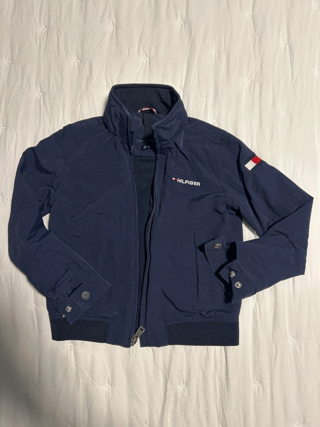 Tommy Hilfiger Navy Blue Bomber Jacket