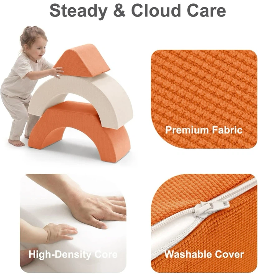 New 7-Piece Baby Foam Climbing Blocks - photo 4