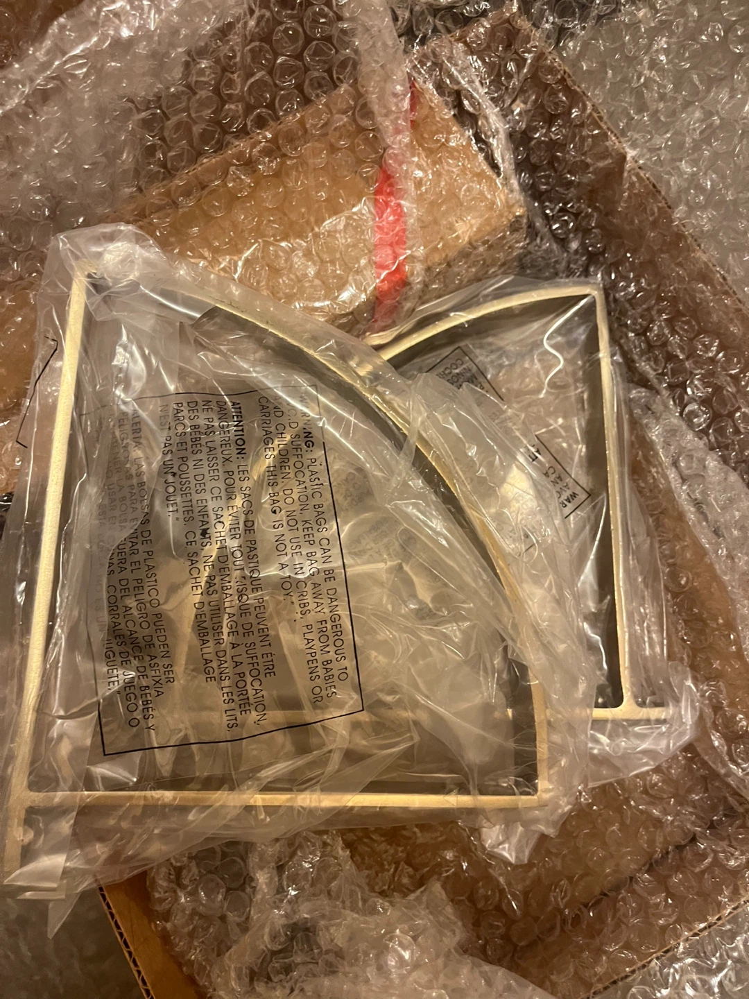 6 Brass Shelving Brackets - photo 3