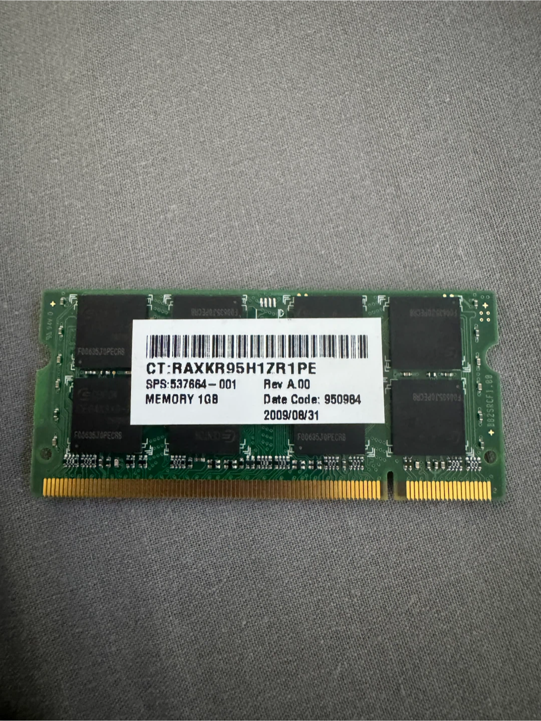 1GB DDR2 Laptop RAM – PC2-6400S 800MHz